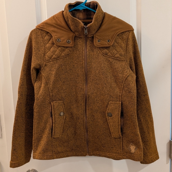 Eddie Bauer Tops - Eddie Bauer Heavy Hoodie - Mustard Brown Color (med but fits more like a small)